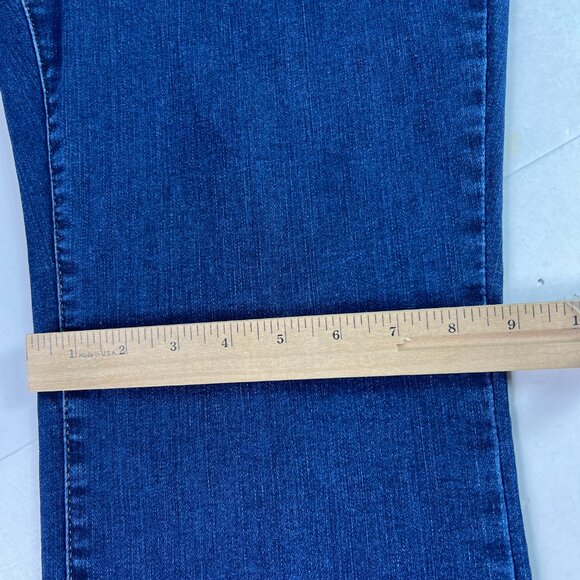 Not Your Daughters Jeans Women's 36x31* Marilyn Straight Dark Blue Denim Tag 16 - Picture 13 of 16
